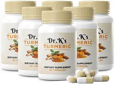 Dr. K's Turmeric 6 bottles