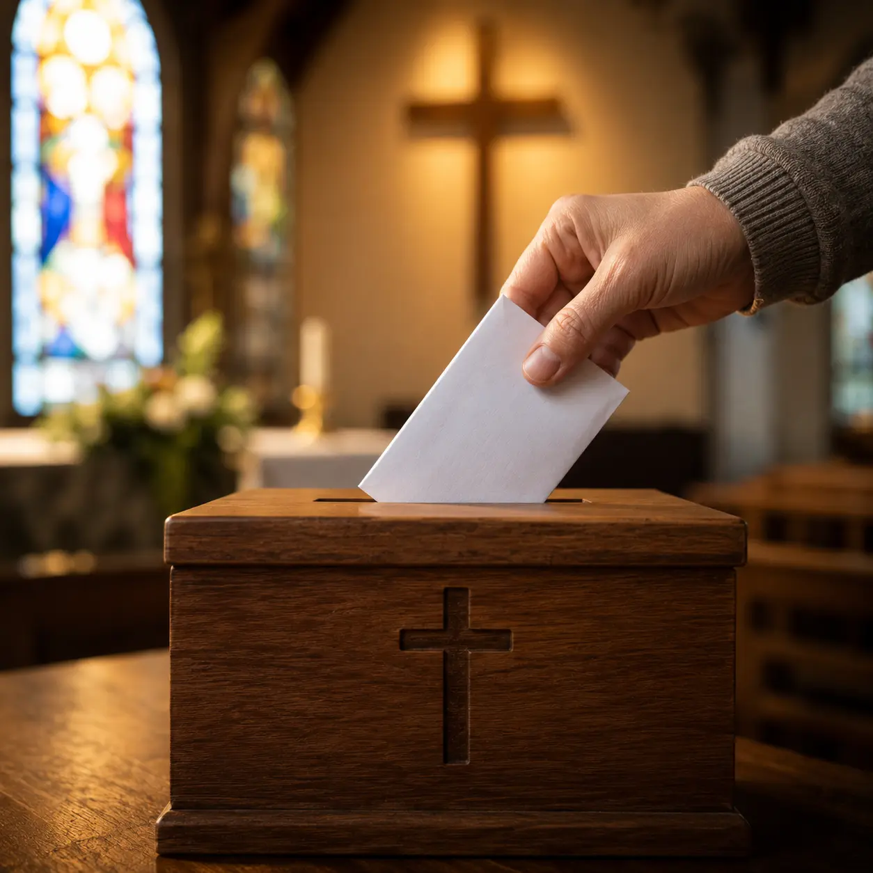 Donation and prayer
